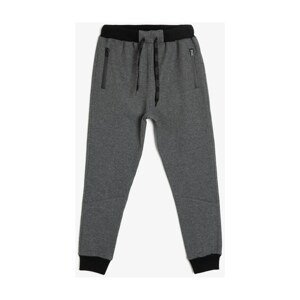 Koton Gray Kids Zipper Detailed Trousers