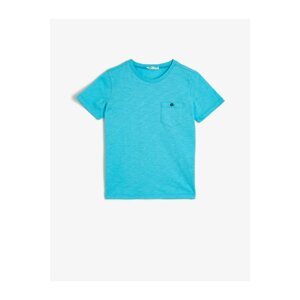 Koton Boy Blue Crew Neck T-shirt