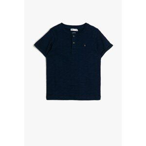 Koton Button Detailed T-Shirt