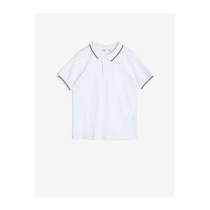 Koton Kids Cotton Short Sleeve Polo Neck T-Shirt