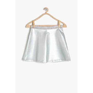 Koton Gray Girl's Glitter Detailed Skirt