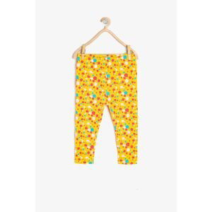 Koton Yellow Baby Girl Patterned Tights