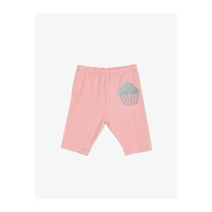 Koton Baby Girl Pink Glitter Detailed Tights