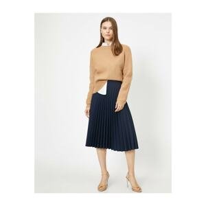 Koton Pleated Midi Skirt