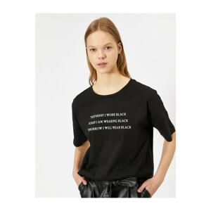 Koton Letter Printed T-shirt