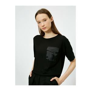 Koton T-Shirt - Black - Regular