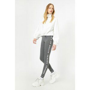 Koton Leggings - Gray - Normal Waist