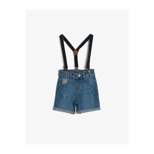 Koton Baby Boy Medium Indigo Shorts & Bermuda