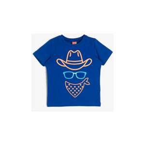 Koton Baby Boy Blue Printed T-Shirt