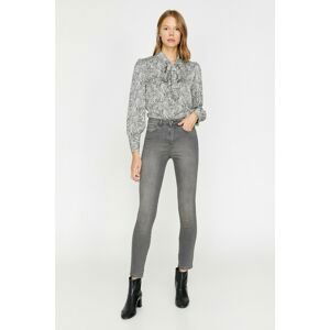 Koton Women's Gray Taylor Jeans