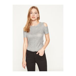 Koton Women's Gray T-Shirt