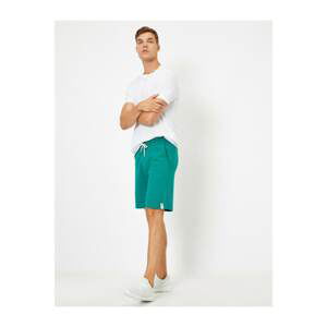 Koton Men's Green 100% Cotton Pocket Sort