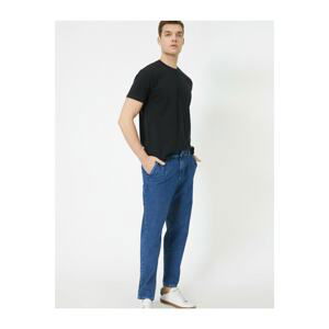 Koton Men's Pocket Detailed Jean Trousers