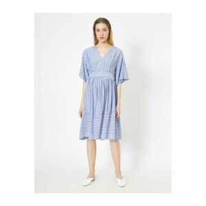 Koton Women Blue Striped Dress