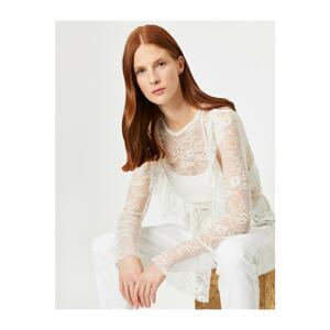 Koton Lace Detailed T-shirt