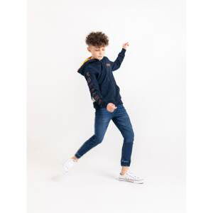 Patrol Kids's Regular Silhouette Jeans Trousers D-Messi B28482-S21 Navy Blue