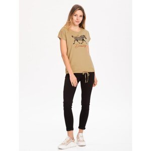 Volcano Woman's Regular Silhouette T-Shirt T-Zebra L02360-S21