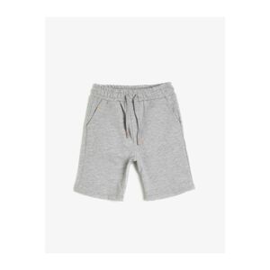 Koton Boy Gray Cotton Pocketed Sort