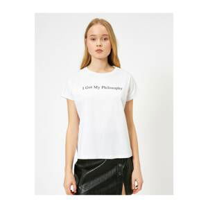 Koton Letter Printed T-shirt