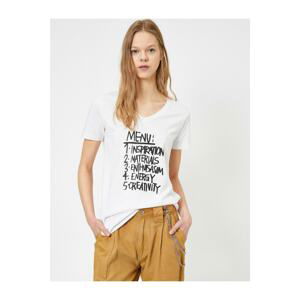 Koton Letter Printed T-shirt