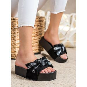 SHELOVET FLIP-FLOPS WITH FASHION BOW