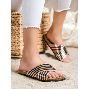 BONA CASUAL STRIPED FLIP-FLOPS