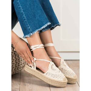 SEASTAR KNOTTED ESPADRILLES ON THE PLATFORM