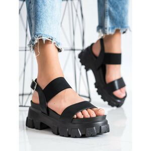 SEASTAR BLACK SANDALS ON THE FASHION PLATFORM