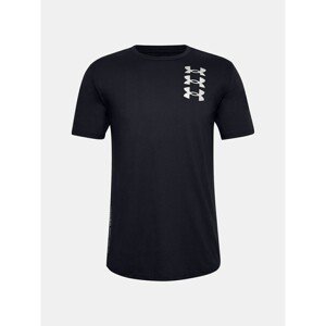 Under Armour Tričko UA TRIPLE STACK LOGO SS-BLK