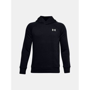 Under Armour Mikina UA RIVAL COTTON HOODIE-BLK