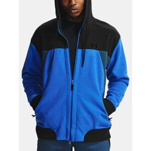 Under Armour Sweatshirt Recover Fleece FZ Hoodie-BLU - Men's