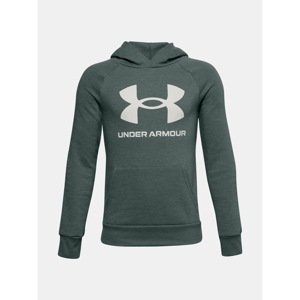 Under Armour Mikina RIVAL FLEECE HOODIE-BLU