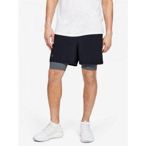 Under Armour Kraťasy Qualifier 2-In-1 Short-Blk