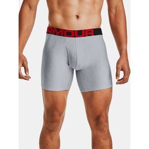 Under Armour Boxerky UA Tech 6in 2 Pack-GRY