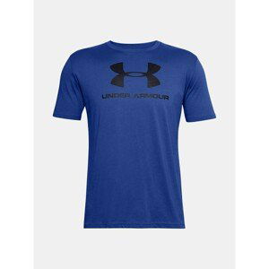 Under Armour Tričko UA SPORTSTYLE LOGO SS-BLU