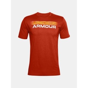 Under Armour Tričko BLURRY LOGO WORDMARK SS