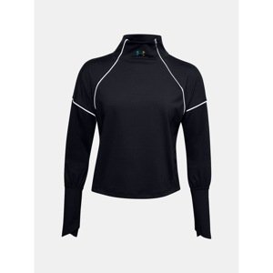 Under Armour Tričko UA CG Rush 1/2 Zip-BLK