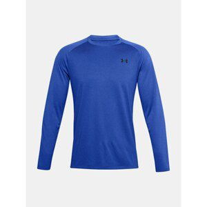 Under Armour T-shirt Textured LS-BLU - Men's