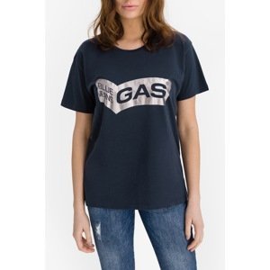 GAS T-shirt Francys Blue Denim - Women