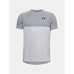 Under Armour T-shirt Tech Colorblock Ss-Gry - Guys