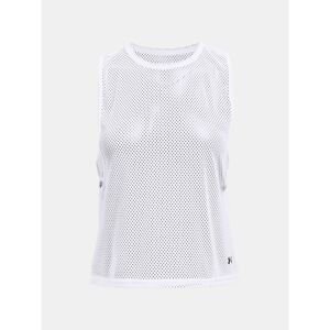 Under Armour Tank Top Hg Armour Muscle Msh Tank-Wht - Women's