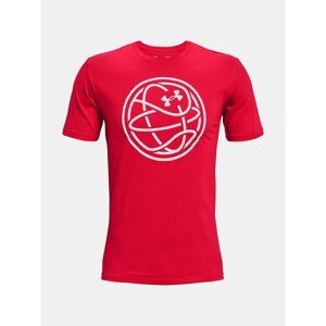 Under Armour Tričko HOOPS ICON TEE-RED