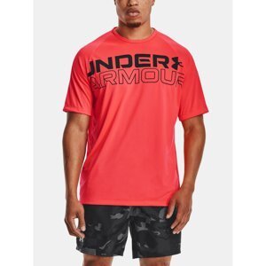 Under Armour T-shirt TECH 2.0 WORDMARK SS-RED - Men's