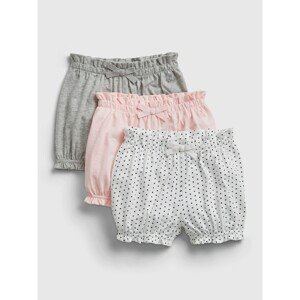 GAP Baby Kraťasy Organic Mix And Match Pull-On Shorts, 3Ks