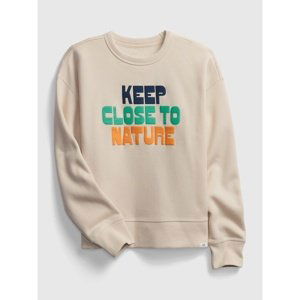 GAP Dětská Mikina Nature Graphic Crewneck Sweat