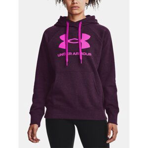 Under Armour Mikina Rival Fleece Logo Hoodie-Ppl