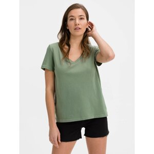 GAP Tričko Organic Vintage V-Neck