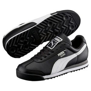 Puma Shoes Roma Basic Jr Black-White-Silver - Kids