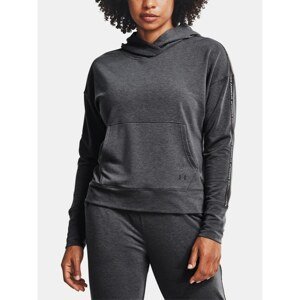 Under Armour T-shirt Rival Terry Taped Hoodie-GRY - Women's