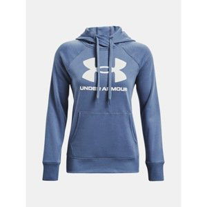 Under Armour Mikina Rival Fleece Logo Hoodie-BLU